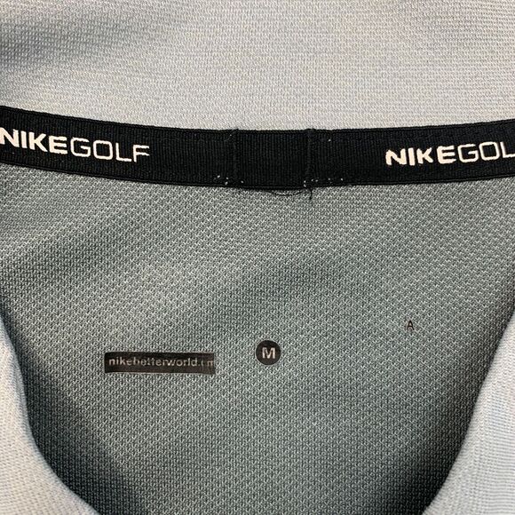 Nike Golf Cover Up Mens M Medium Gray Wool Tech Half Zip Long Sleeve Sweatshirt - Picture 5 of 10